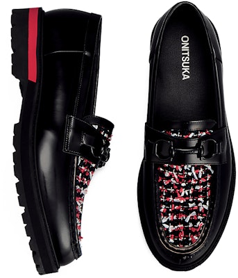 Onitsuka Tiger THE ONITSUKA BIT LOAFER BLACK/CLASSIC RED 1181A616-008 Cheap Onitsuka Tiger THE ONITSUKA BIT LOAFER BLACK/CLASSIC RED 1181A616-008