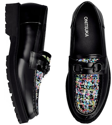 Onitsuka Tiger THE ONITSUKA BIT LOAFER BLACK/DIRECTOIRE BLUE 1181A616-007 Cheap Onitsuka Tiger THE ONITSUKA BIT LOAFER BLACK/DIRECTOIRE BLUE 1181A616-007