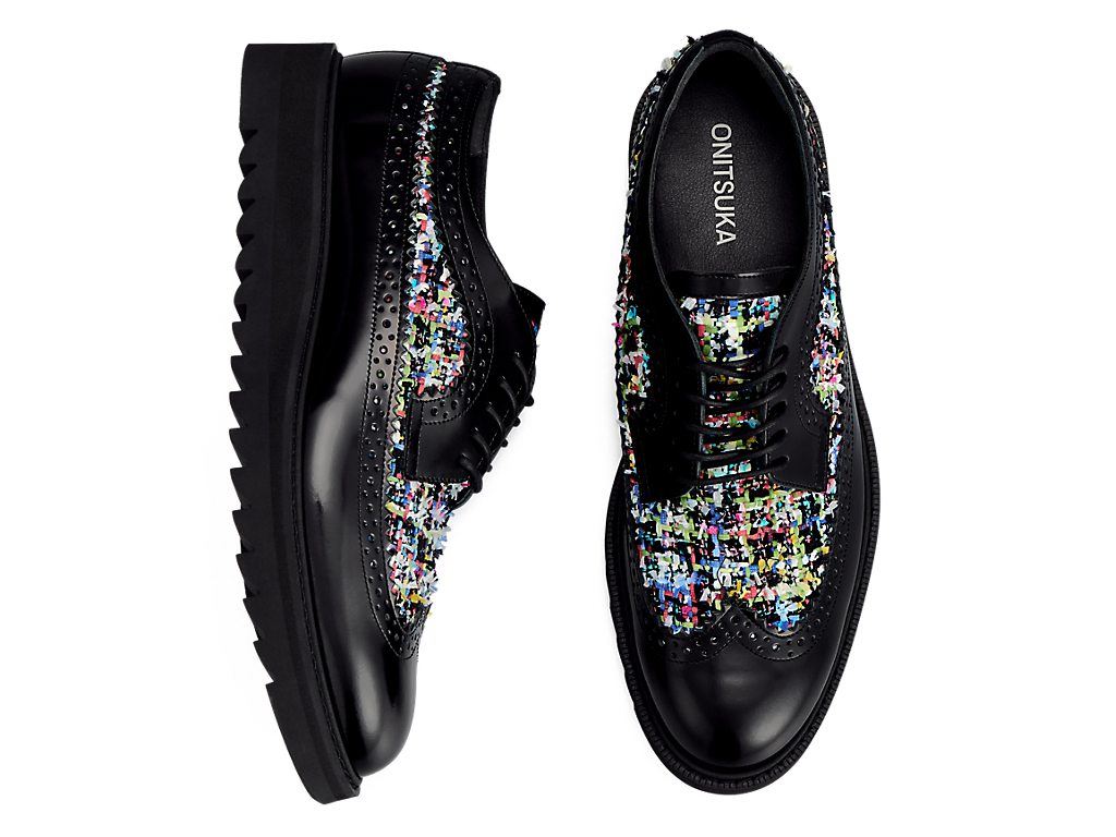 Cheap 鬼塚虎 THE ONITSUKA BROGUE 黑/藍 (Onitsuka Tiger 黑/藍) 1181A615-001