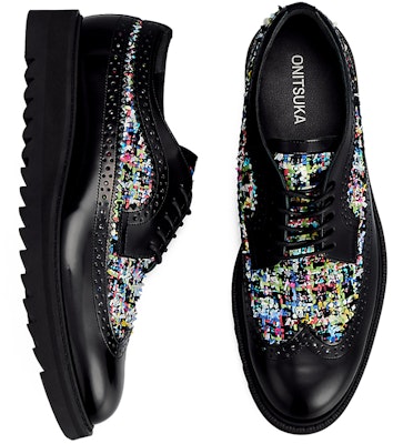 Onitsuka Tiger THE ONITSUKA BROGUE BLACK/DIRECTOIRE BLUE 1181A615-001 Cheap Onitsuka Tiger THE ONITSUKA BROGUE BLACK/DIRECTOIRE BLUE 1181A615-001