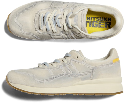 ONITSUKA TIGER TIGER ALLY STITCH BIRCH/VIBRANT YELLOW 1183C447-200 Cheap ONITSUKA TIGER TIGER ALLY STITCH BIRCH/VIBRANT YELLOW 1183C447-200