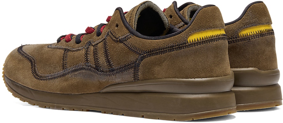 ONITSUKA TIGER TIGER ALLY STITCH BROWN STORM/VIBRANT YELLOW 1183C447-201 Shop ONITSUKA TIGER TIGER ALLY STITCH BROWN STORM/VIBRANT YELLOW 1183C447-201