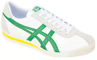 Shop Onitsuka Tiger鬼塚虎 Corsair 低筒 跑步鞋 男女共用 白綠黃