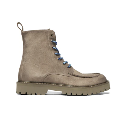 ONITSUKA TIGER TIGER MOC BOOTS TRUFFLE GREY/BRONZE GREEN