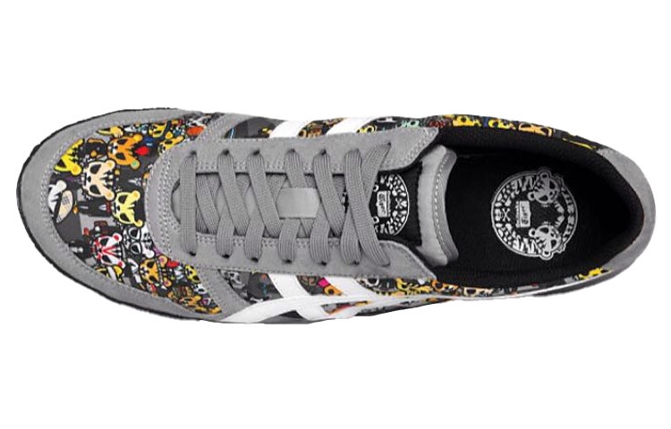 Lookbook オニツカタイガー トキドキ x アルティメイト81「グレーブラックカートゥーンプリント」D53AQ-9801 D53AQ-9801