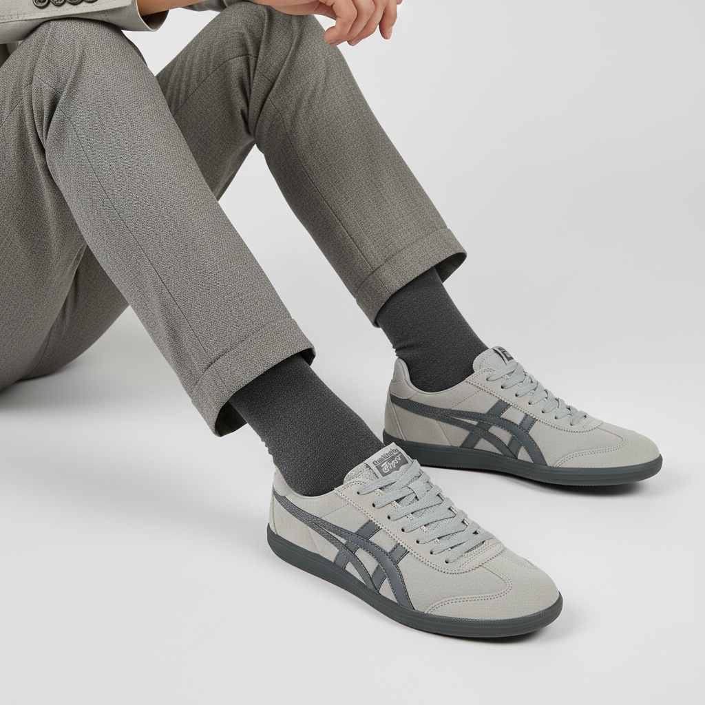 Order Onitsuka Tiger Tokuten 'Piedmont Grey Metropolis' Kasut Sukan Kelabu Terang 1183C431-020