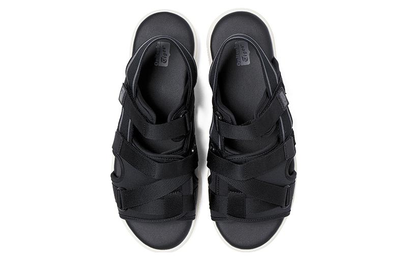 Order オニツカタイガー 徳典サンダル 黒白 1183C009-001