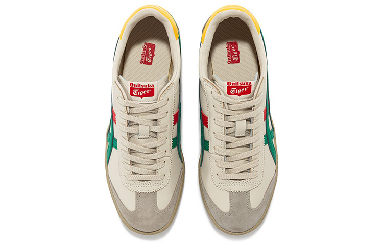Shop Onitsuka Tiger Tokuten Shoes 'White Beige Red Green' 1183C095-200