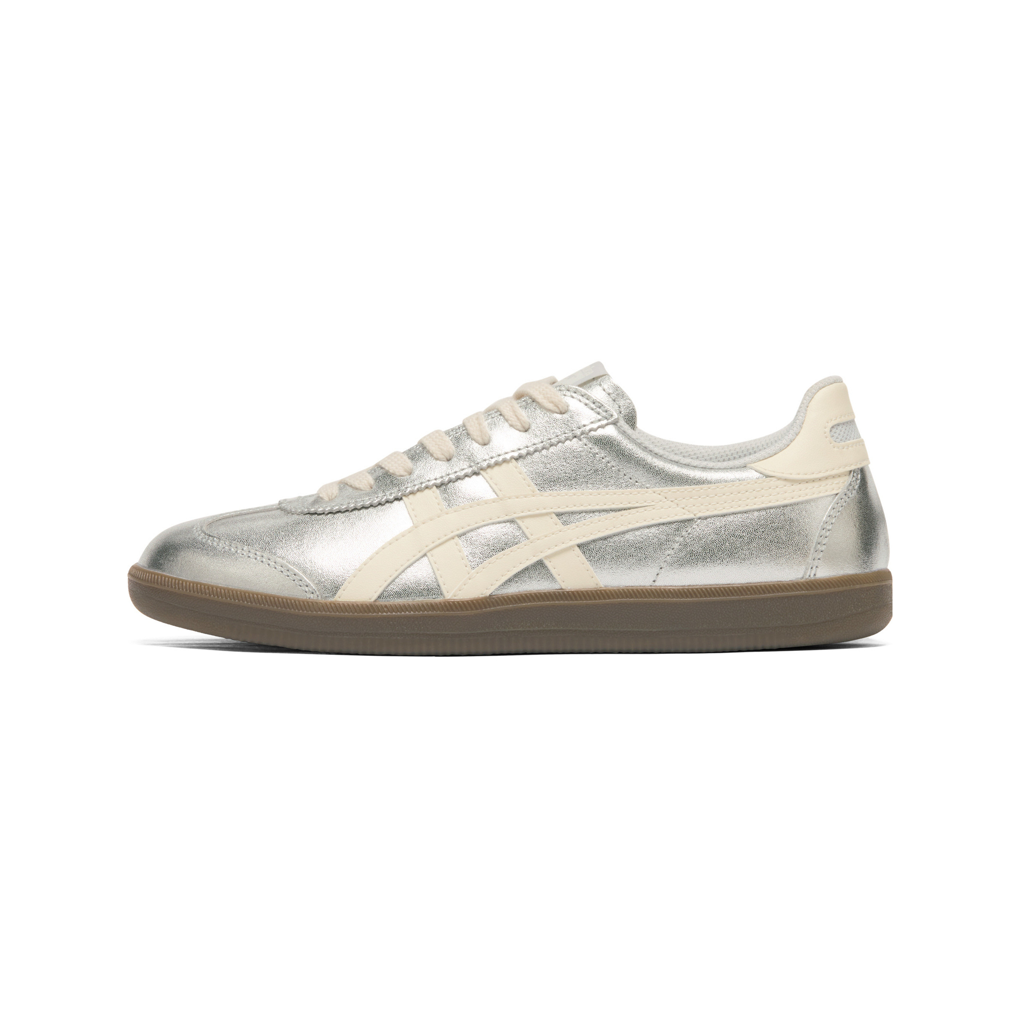 Onitsuka Tiger Tokuten Silver Retro Classic Minimalist T-Toe Trainers . 1183C429-020