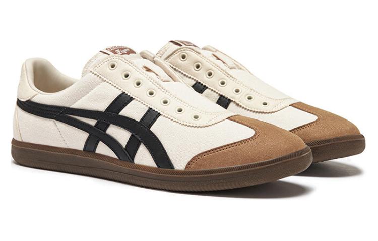 Lookbook Onitsuka Tiger Tokuten Slip-On ''Blanc Marron Noir'' 1183C248-200