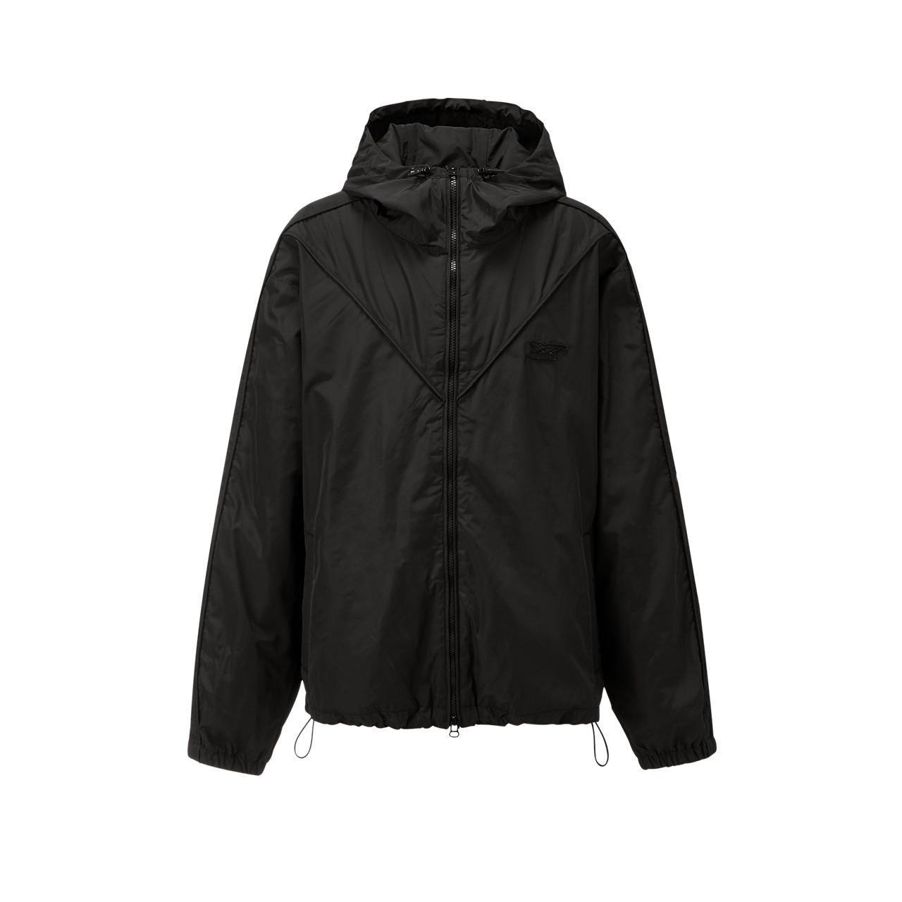 Onitsuka Tiger Track Blouson Full-Zip Hoodie Jacket Unisex Black 2183B020-001