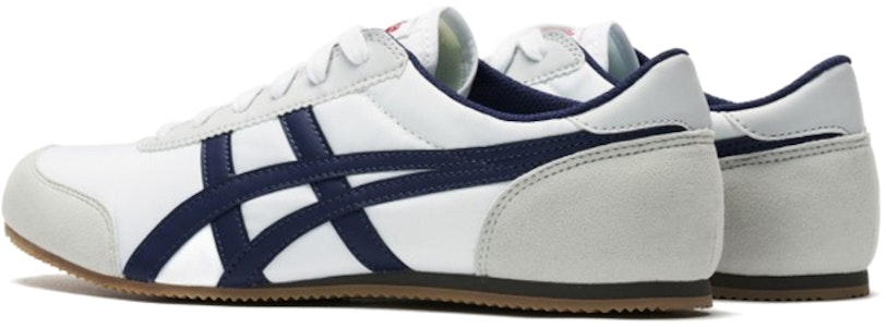 Onitsuka Tiger鬼塚虎 跑道訓練 高筒運動休閒鞋 男女同款 白藍 Lookbook Onitsuka Tiger鬼塚虎 跑道訓練 高筒運動休閒鞋 男女同款 白藍