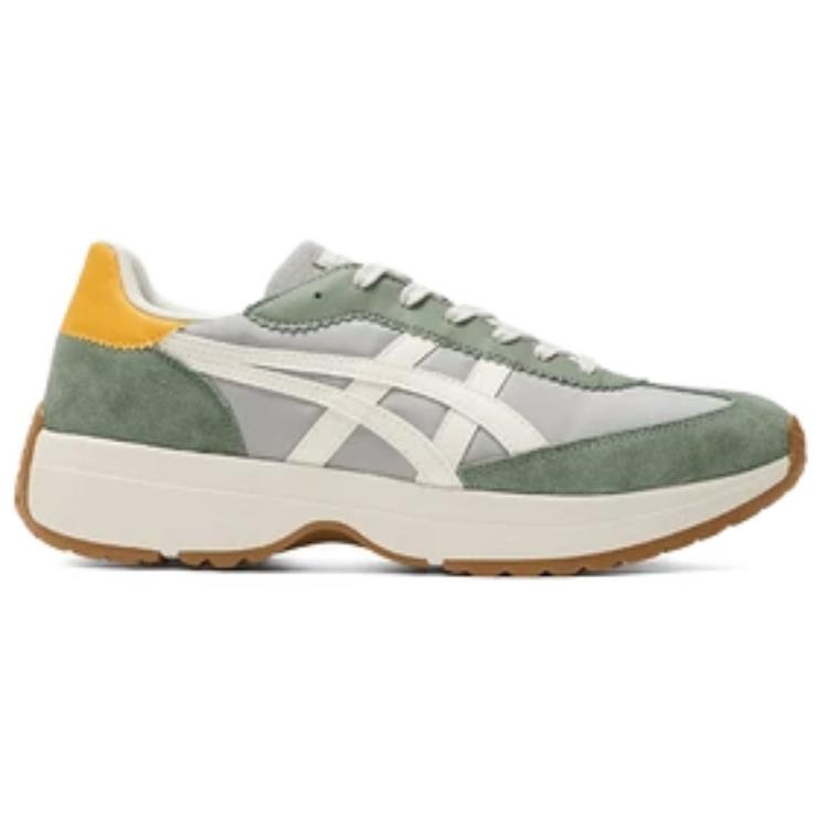 Order Onitsuka Tiger鬼塚虎 防滑耐磨 低筒 運動休閒鞋 男女同款 綠灰