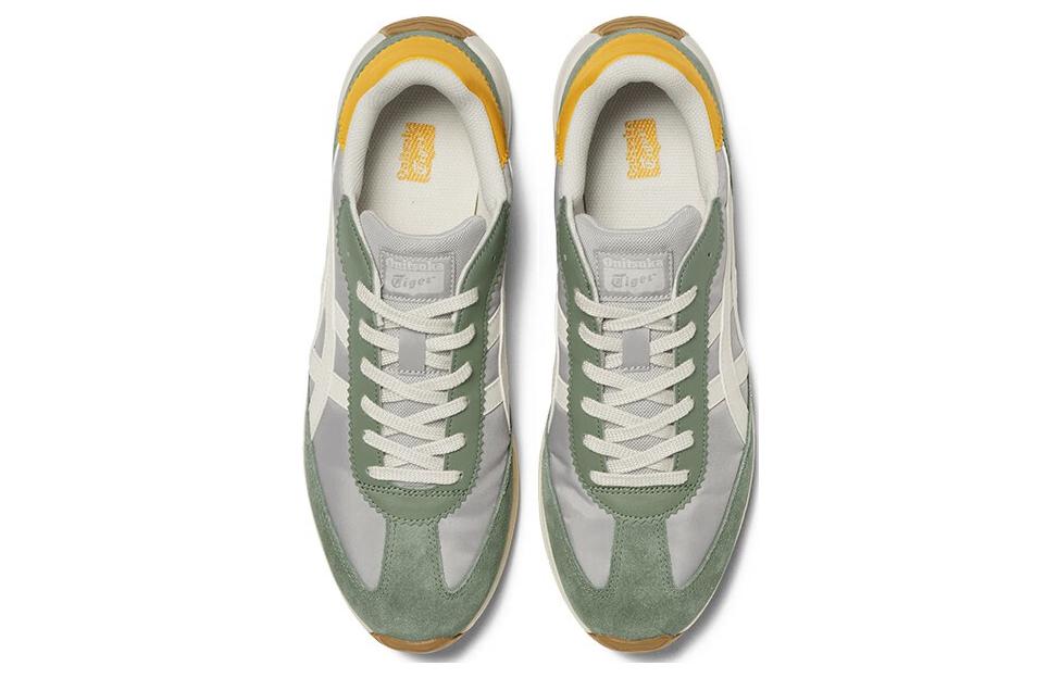 Lookbook Onitsuka Tiger鬼塚虎 防滑耐磨 低筒 運動休閒鞋 男女同款 綠灰