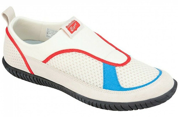 Onitsuka Tiger鬼冢虎 Tsunahiki 2.0 套脚式 轻便透气 低帮 跑步鞋 男女同款 白蓝红 Order Onitsuka Tiger鬼冢虎 Tsunahiki 2.0 套脚式 轻便透气 低帮 跑步鞋 男女同款 白蓝红