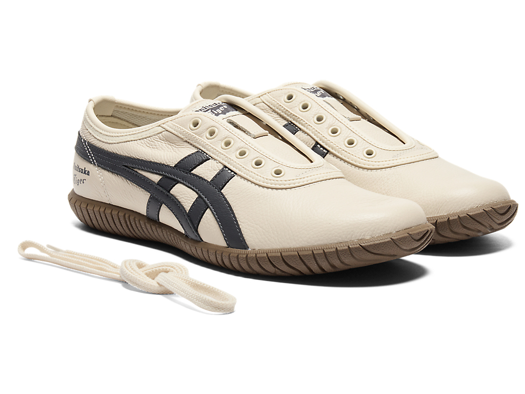 Cheap Onitsuka Tiger TSUNAHIKI SLIP-ON BIRCH/INDIGO NAVY Pria/Wanita. 1183C529-200