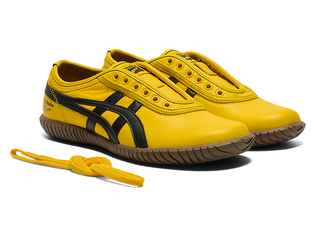 Cheap Onitsuka Tiger TSUNAHIKI SLIP-ON KUNING BUNGA MATAHARI/HITAM 1183C529-750