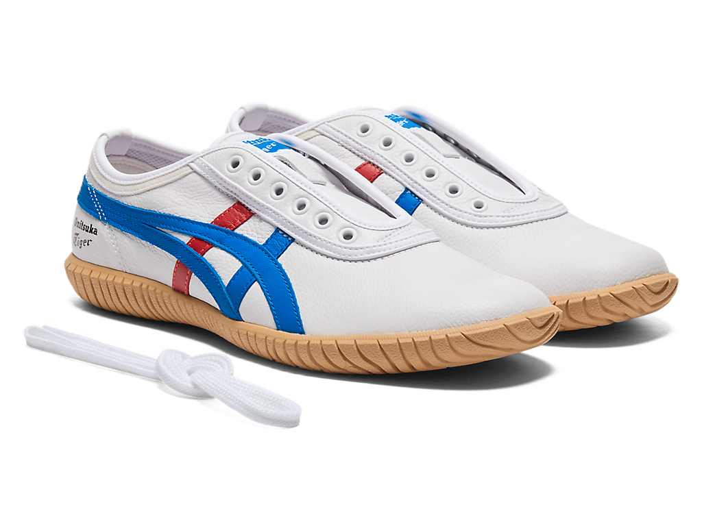 Cheap Onitsuka Tiger TSUNAHIKI SLIP-ON BLANCO/AZUL DIRECTOIRE 1183C529-100