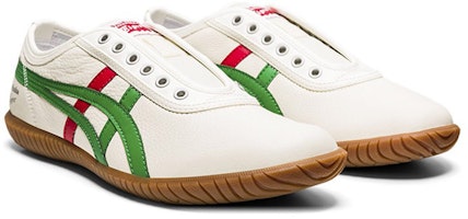 Onitsuka Tiger Tsunahiki Slip-on Beige Hijau 1183B452-102 Order Onitsuka Tiger Tsunahiki Slip-on Beige Hijau 1183B452-102