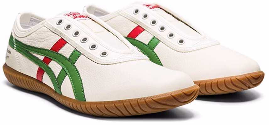 Onitsuka Tiger Tsunahiki Slip-on Beige Green 1183B452-102 Order Onitsuka Tiger Tsunahiki Slip-on Beige Green 1183B452-102