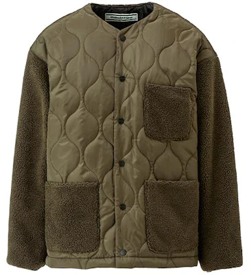 鬼塚虎双色V领扣式军绿色夹克 2181A538-300 Buy 鬼塚虎双色V领扣式军绿色夹克 2181A538-300