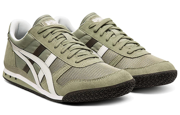Lookbook Onitsuka Tiger Ultimate 81 低筒運動鞋 男女同款 豆綠色