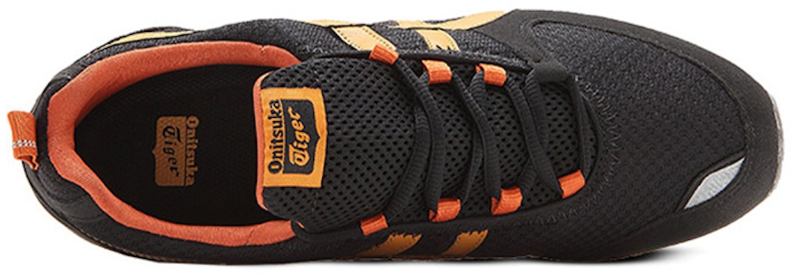 Onitsuka Tiger鬼冢虎 輕便耐磨 低幫 跑步鞋 男女同款 黑橙色 Lookbook Onitsuka Tiger鬼冢虎 輕便耐磨 低幫 跑步鞋 男女同款 黑橙色