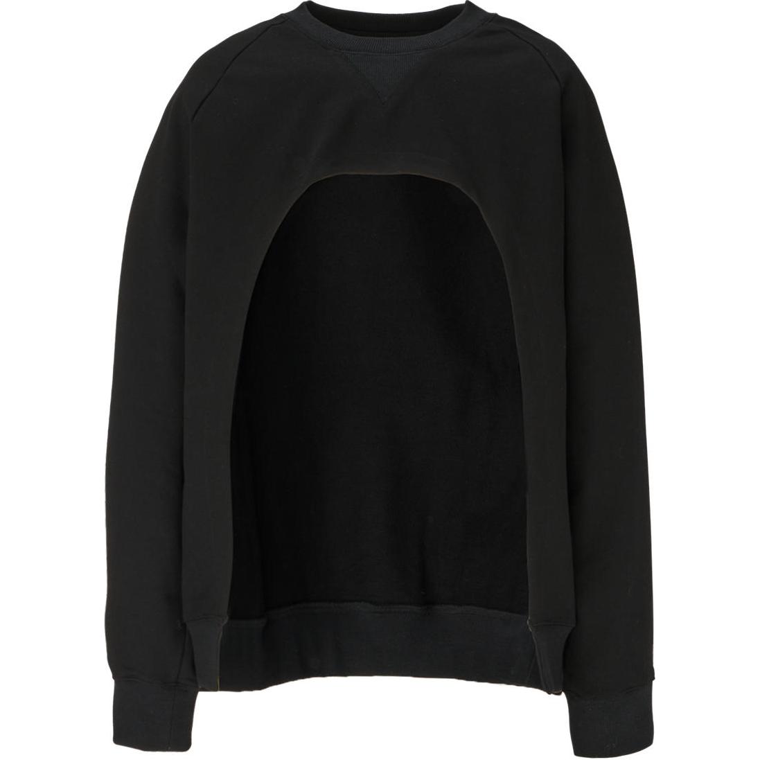 Onitsuka Tiger Unisex Black Crewneck Pullover Sweatshirt 2183B275-001