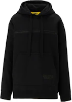 Onitsuka Tiger Unisex Black Hoodie Comfortable Solid Color Design 2183B219-001 Onitsuka Tiger Unisex Black Hoodie Comfortable Solid Color Design 2183B219-001