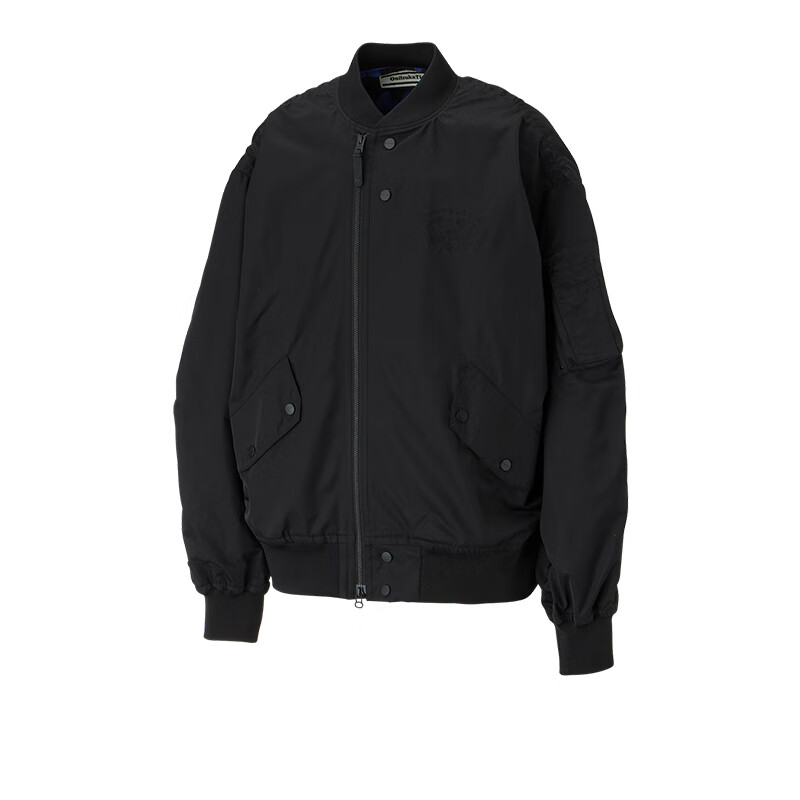 Order Chaqueta negra unisex Onitsuka Tiger con cremallera y cuello alto. 2183B316-001