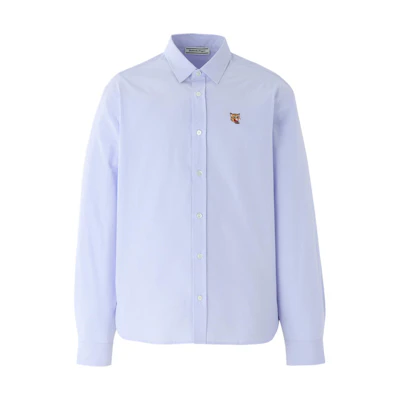Onitsuka Tiger Unisex Blue Long Sleeve Polo Shirt Comfortable Design. 2183B395-400