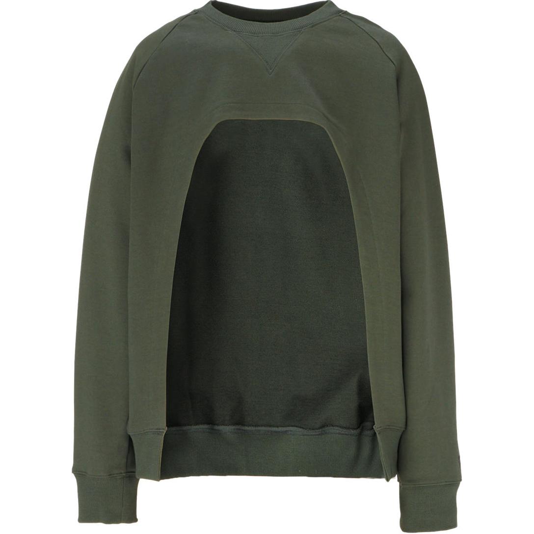 Onitsuka Tiger Unisex Brown Crewneck Pullover Long-Sleeve Sweatshirt 2183B275-300