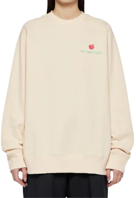 鬼冢虎男女同款圆领套头卫衣 - 米白色 2183B344-700 Shop 鬼冢虎男女同款圆领套头卫衣 - 米白色 2183B344-700