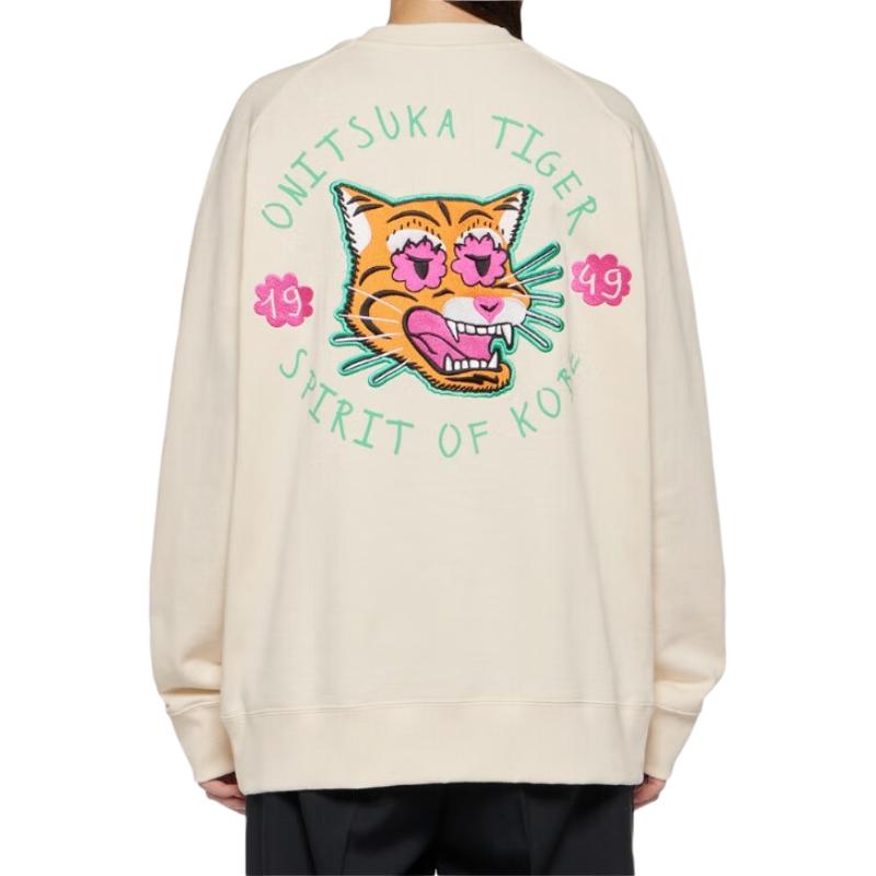 Purchase 鬼冢虎男女同款圆领套头卫衣 - 米白色 2183B344-700