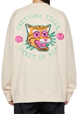 鬼冢虎男女同款圆领套头卫衣 - 米白色 2183B344-700 Purchase 鬼冢虎男女同款圆领套头卫衣 - 米白色 2183B344-700