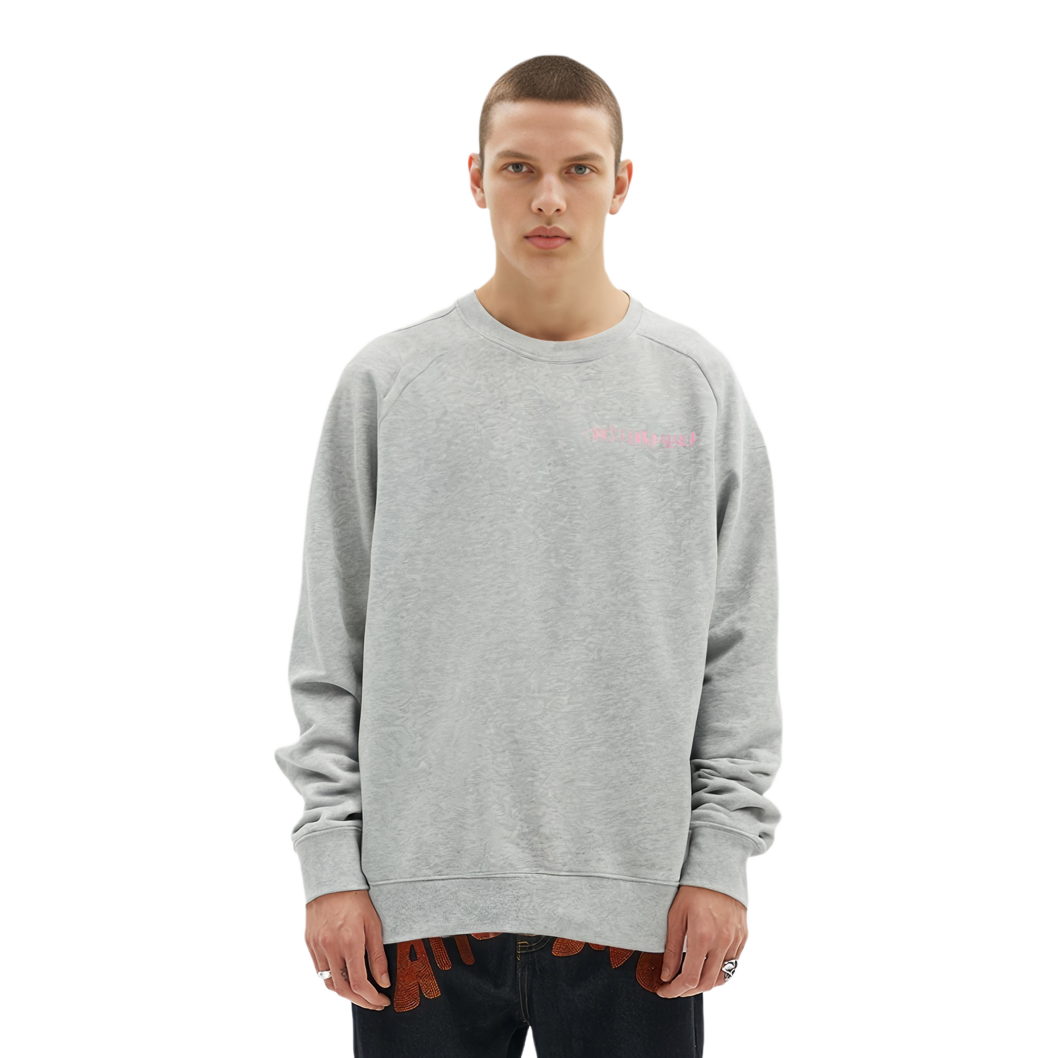 Shop Sudadera Unisex Onitsuka Tiger Gris de Manga Larga y Estilo Minimalista 2183B182-020