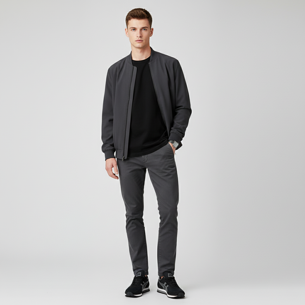 Lookbook Onitsuka Tiger Unisex Dualio Kasut Lari Hitam D631N-9011