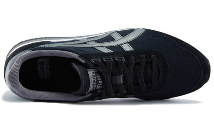 Sizing Onitsuka Tiger Unisex Dualio Kasut Lari Hitam D631N-9011