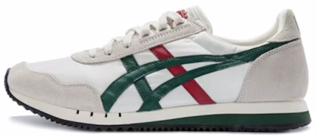 Onitsuka Tiger Unisex Dualio Running Shoes White/Green/Red D6K3N-101 Onitsuka Tiger Unisex Dualio Running Shoes White/Green/Red D6K3N-101