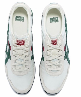 Onitsuka Tiger Unisex Dualio Running Shoes White/Green/Red D6K3N-101 Shop Onitsuka Tiger Unisex Dualio Running Shoes White/Green/Red D6K3N-101