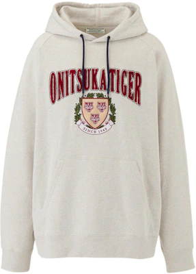 Sudadera Unisex Onitsuka Tiger con Capucha Manga Larga Off-White. 2183B375-020 Order Sudadera Unisex Onitsuka Tiger con Capucha Manga Larga Off-White. 2183B375-020