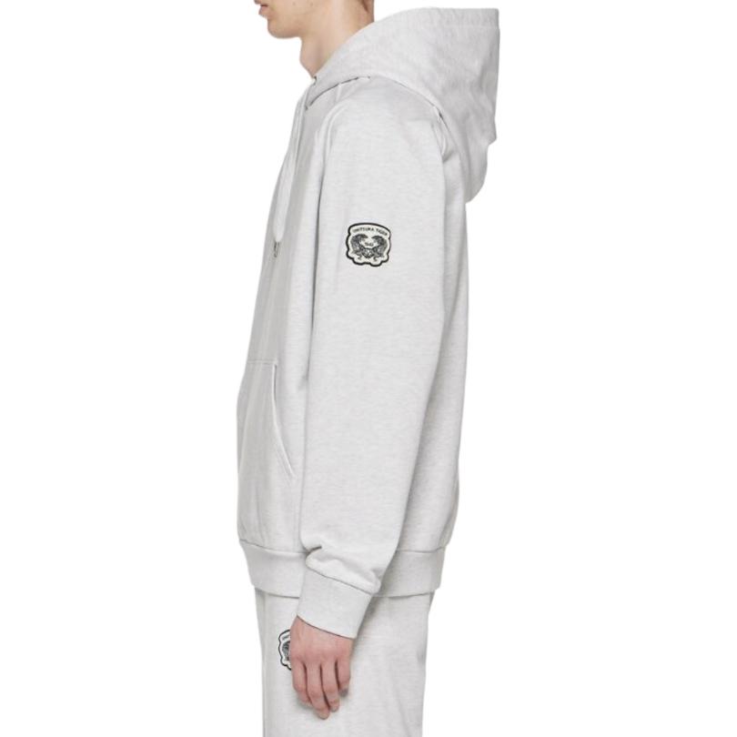 Details for Sudadera con capucha unisex Onitsuka Tiger en gris jaspeado. 2183B311-020
