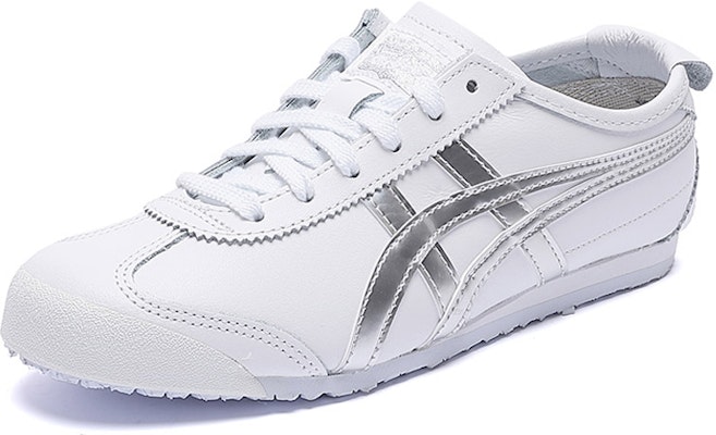 Onitsuka Tiger Unisex Mexico 66 Kasut Lari Perak/Putih 1183A497-100 Order Onitsuka Tiger Unisex Mexico 66 Kasut Lari Perak/Putih 1183A497-100