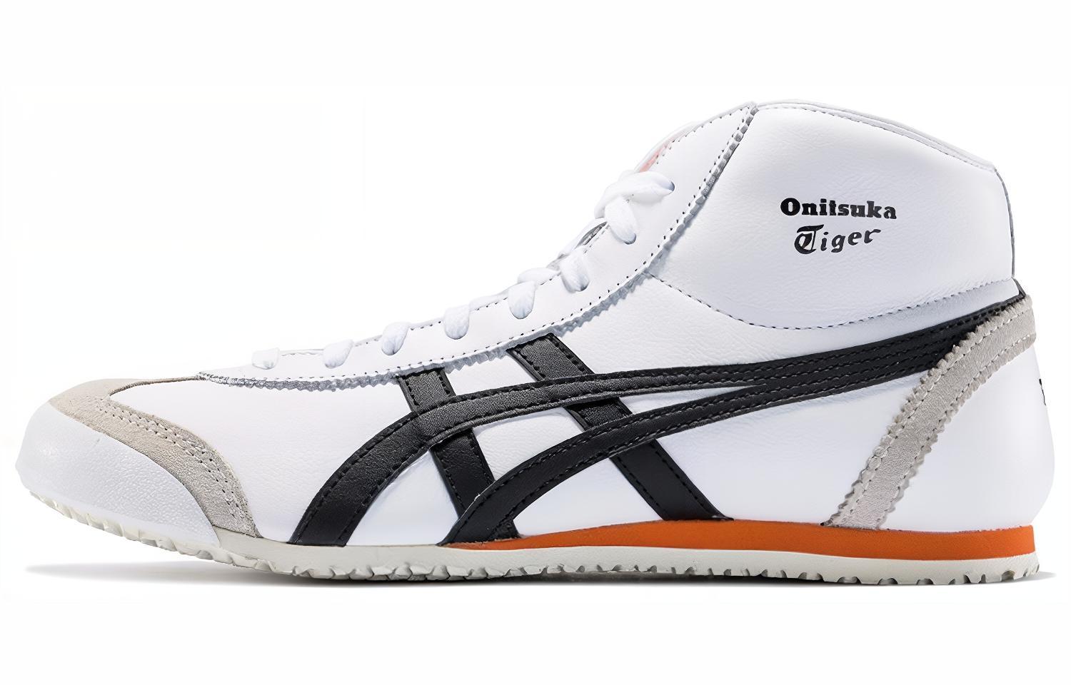 Onitsuka Tiger Unisex Mexico Mid Runner White/Black/Orange 1183A335-101