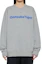 Shop Sudadera Unisex Cálida Onitsuka Tiger Cuello Redondo Gris Claro. 2183B307-020