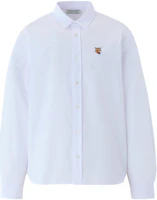 Onitsuka Tiger Unisex White Long Sleeve Button-Up Polo Shirt 2183B395-100 Onitsuka Tiger Unisex White Long Sleeve Button-Up Polo Shirt 2183B395-100