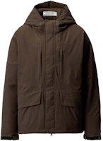 Onitsuka Tiger Winter Coat Brown Hooded Long-Sleeve Casual Jacket 2181A545-300 Onitsuka Tiger Winter Coat Brown Hooded Long-Sleeve Casual Jacket 2181A545-300