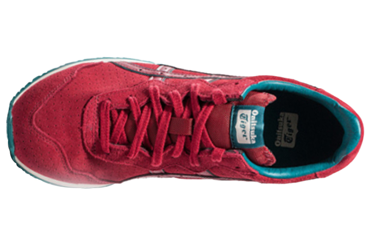 Lookbook Onitsuka Tiger X-caliber 輕便耐磨跑步鞋 男女同款 深紅色