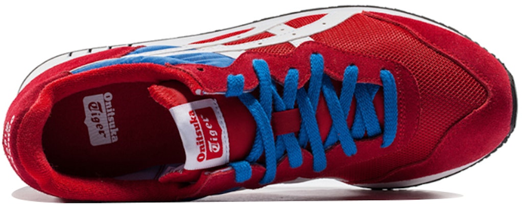 Onitsuka Tiger X-caliber 低幫跑步鞋 男女同款 紅藍色 Lookbook Onitsuka Tiger X-caliber 低幫跑步鞋 男女同款 紅藍色