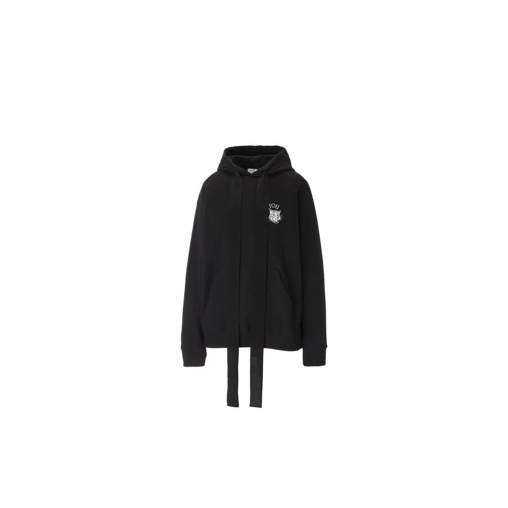 Onitsuka Tiger x PATOU FW/AW24 Black Unisex Hoodie - Comfy, Durable & Warm 2183B481-001